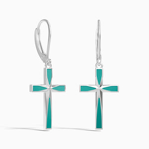 Azure Faith Earrings - Serene Western