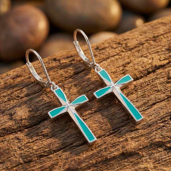 Azure Faith Earrings