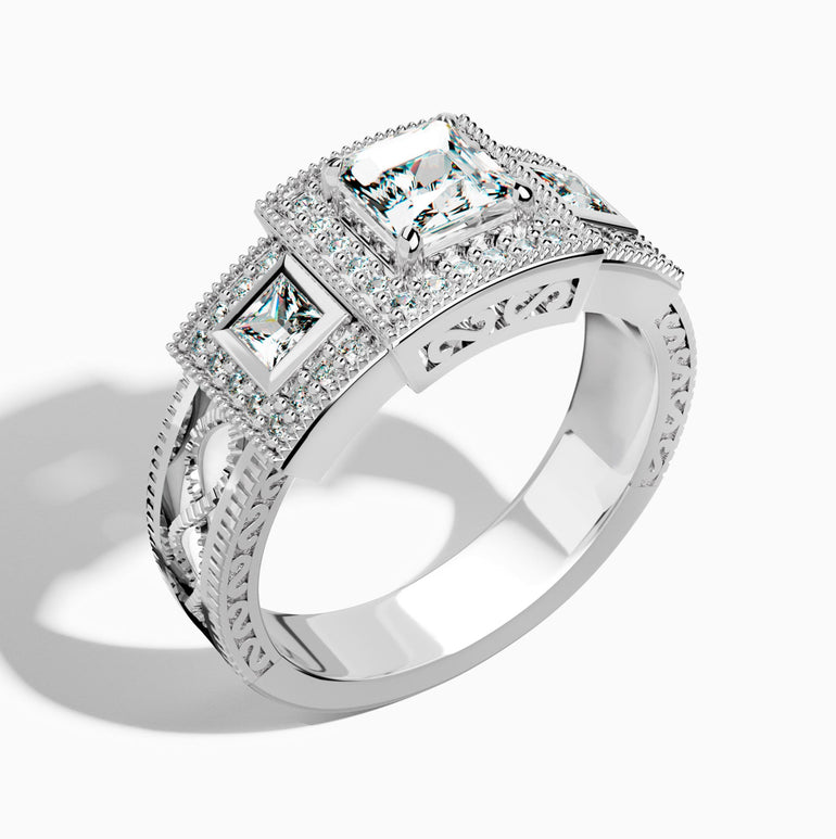 Azure Lighthouse Ring - Moissanite - Serene Western