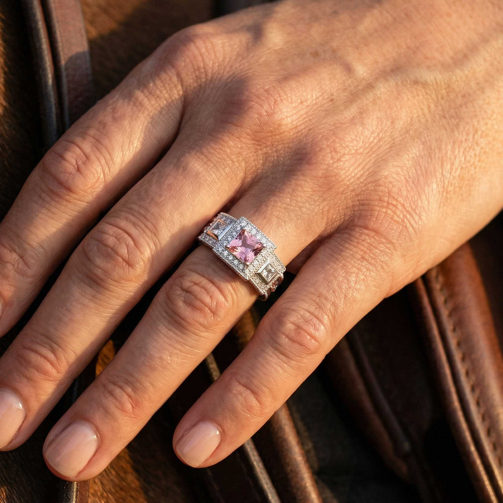 Azure Lighthouse Ring - Rose Quartz - Serene Western