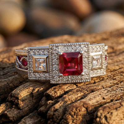 Azure Lighthouse Ring - Rubin