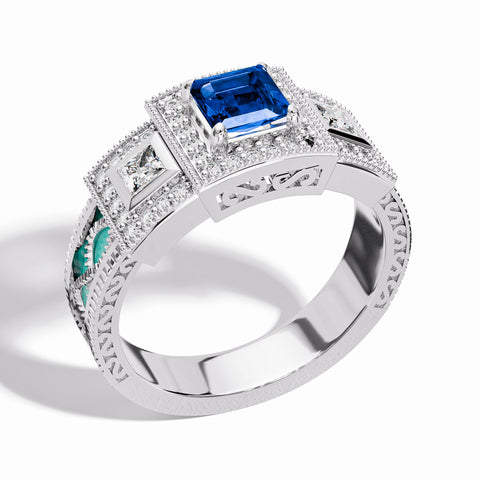 Azure Lighthouse Ring - Sapphire
