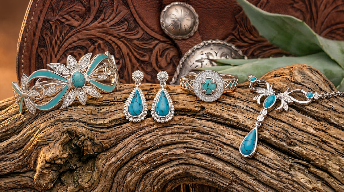 Serene Western jewelry, styled together