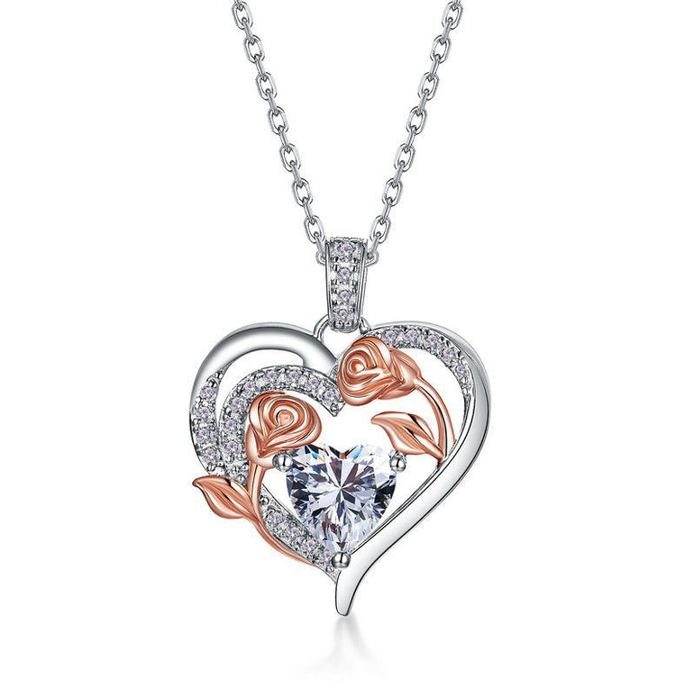 Blooming Heart Necklace - Serene Western