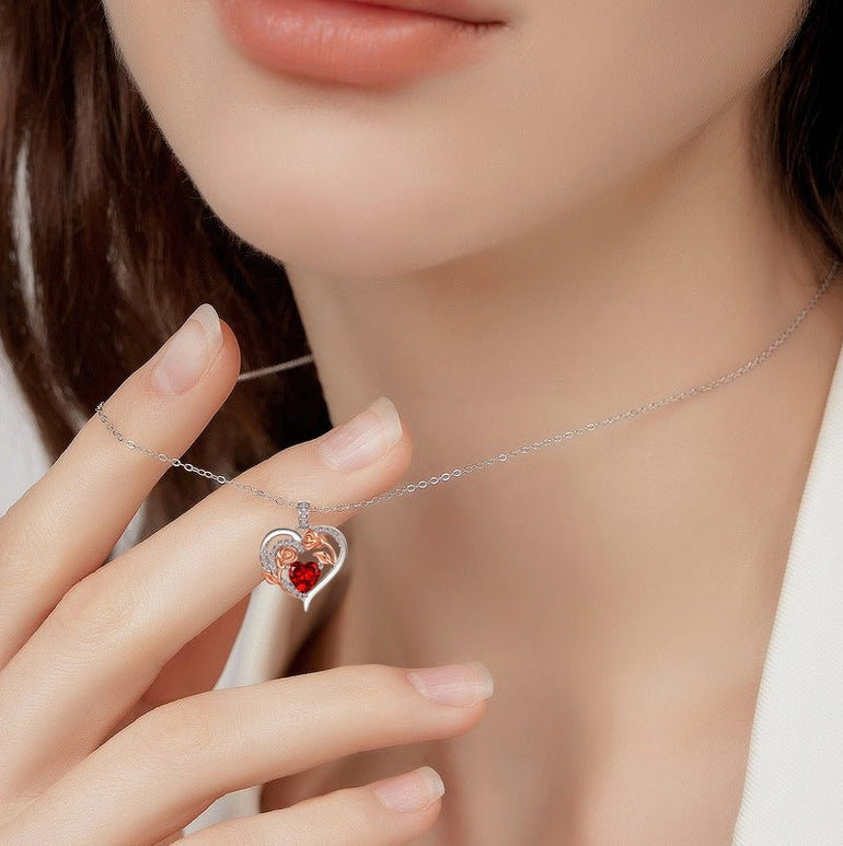 Blooming Heart Necklace - Serene Western