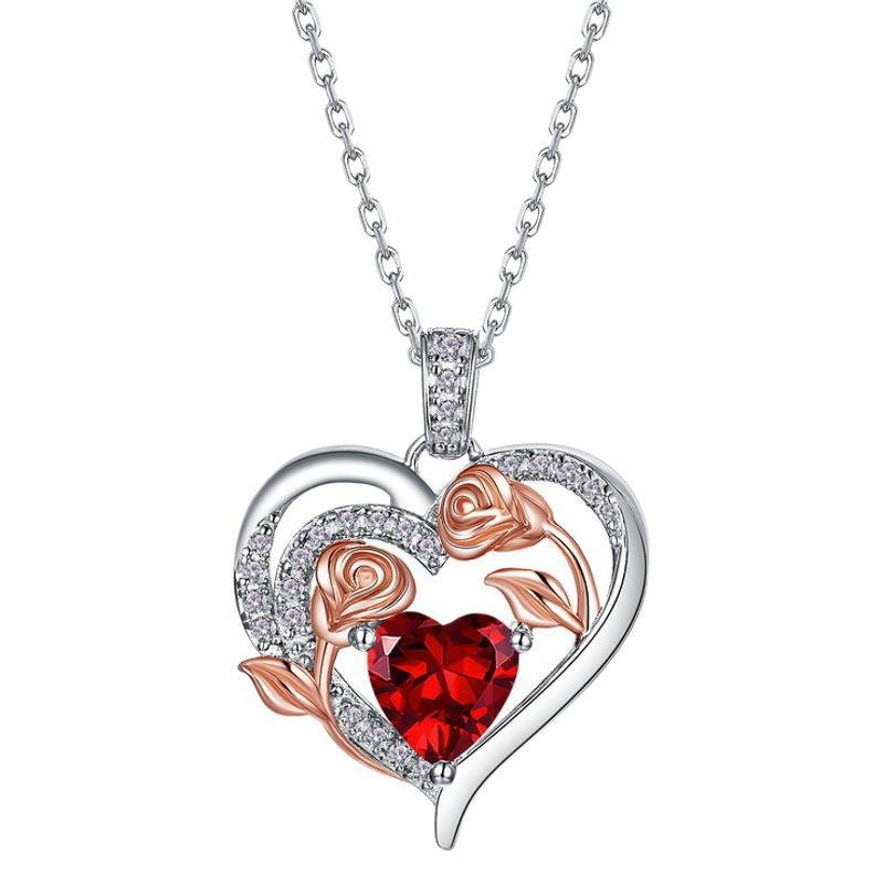 Blooming Heart Necklace - Serene Western