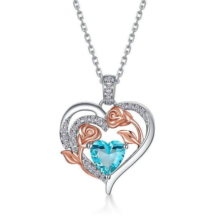 Blooming Heart Necklace - Serene Western