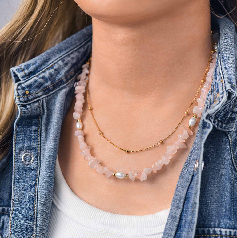 Blush Bloom Necklace - Serene Western