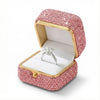 Gorgeous Pink Crystal Ring Box