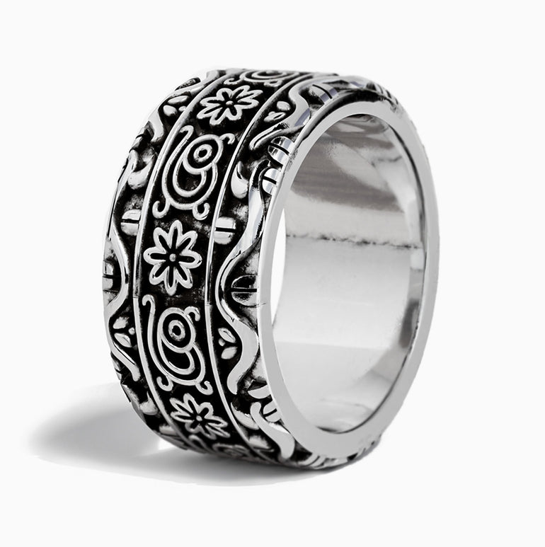 Bohemian Script Ring - Serene Western