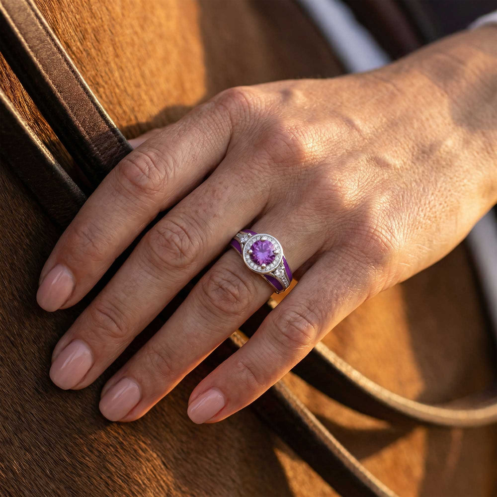 Brave Belt Ring - Amethyst - Serene Western