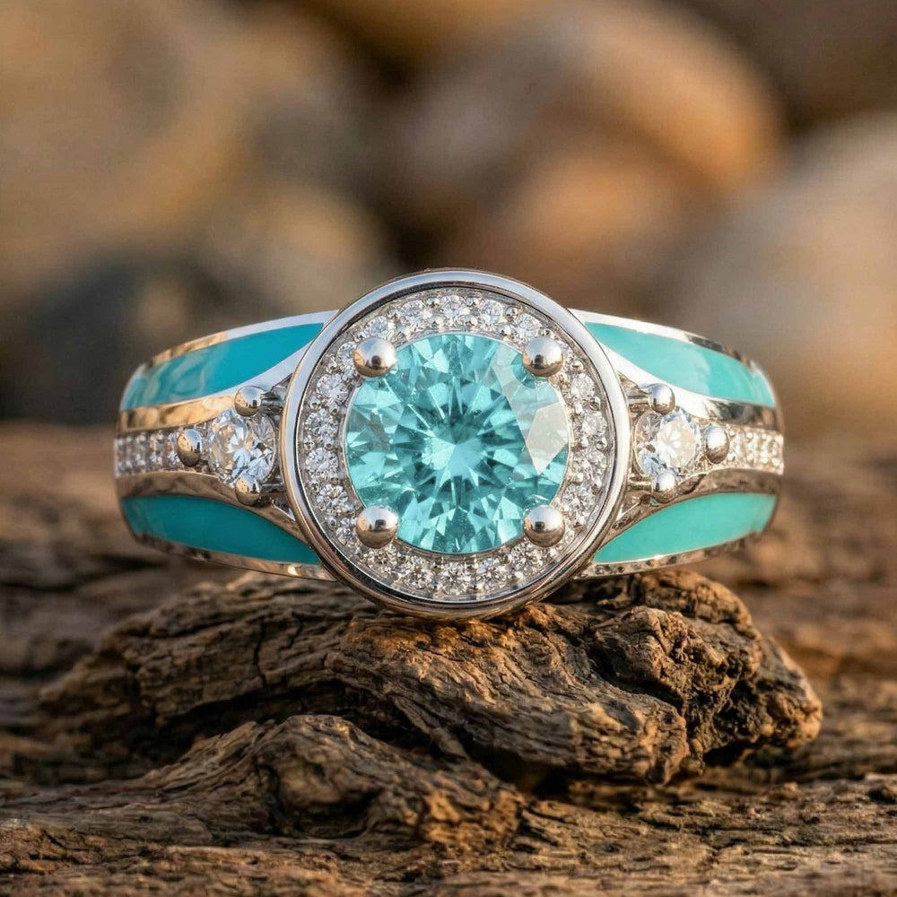 Brave Belt Ring - Aquamarine - Serene Western