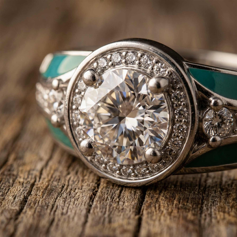Brave Belt Ring - Moissanite - Serene Western