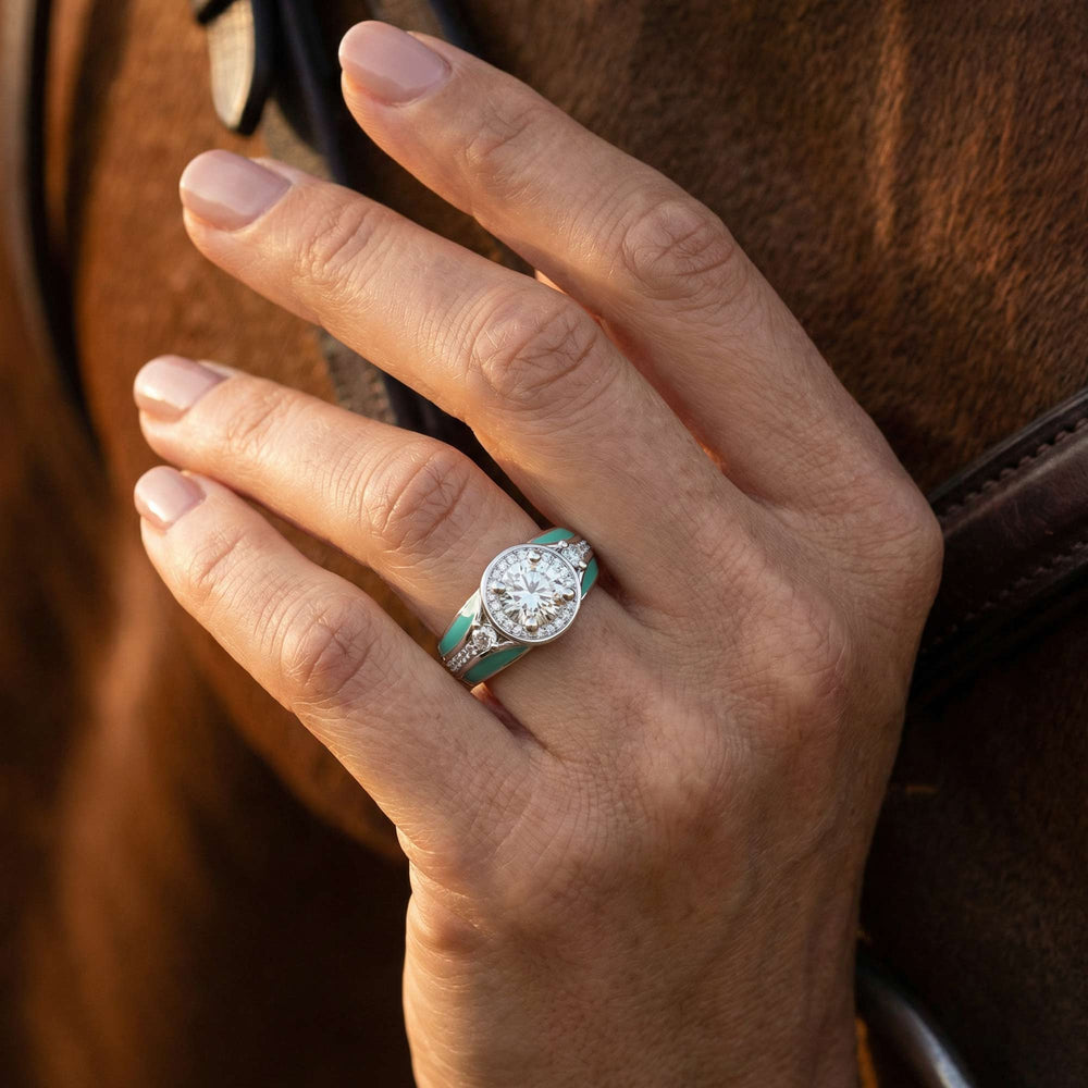 Brave Belt Ring - Moissanite - Serene Western