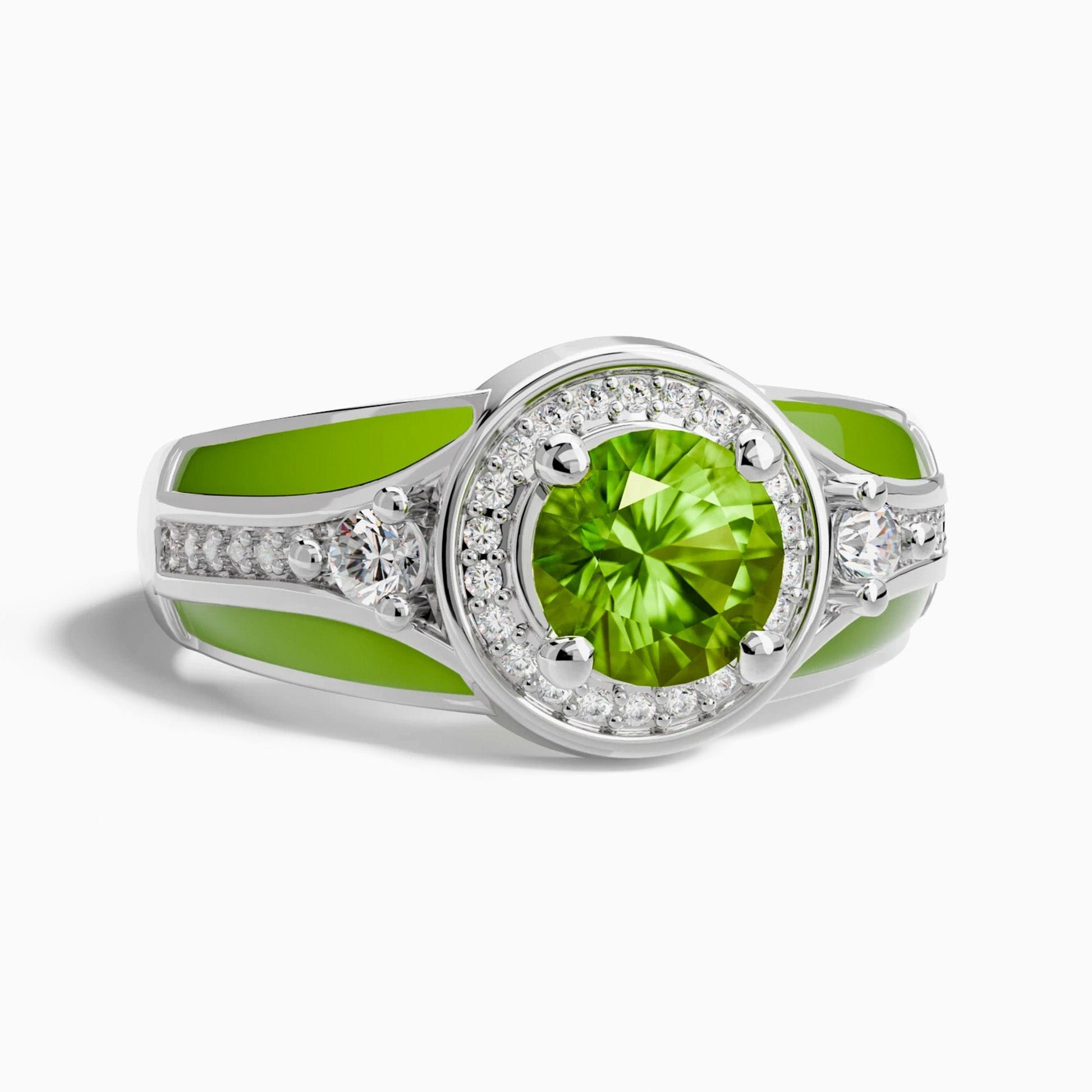 Brave Belt Ring - Peridot - Serene Western