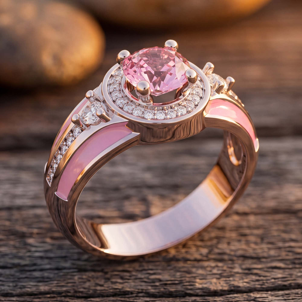 Brave Belt Ring - Rose Quartz - Serene Western