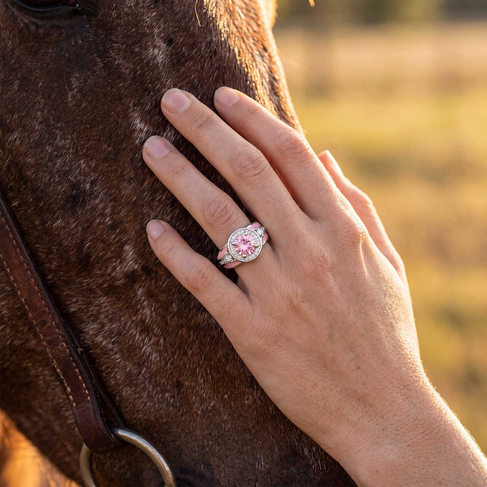 Brave Belt Ring - Rose Quartz - Serene Western