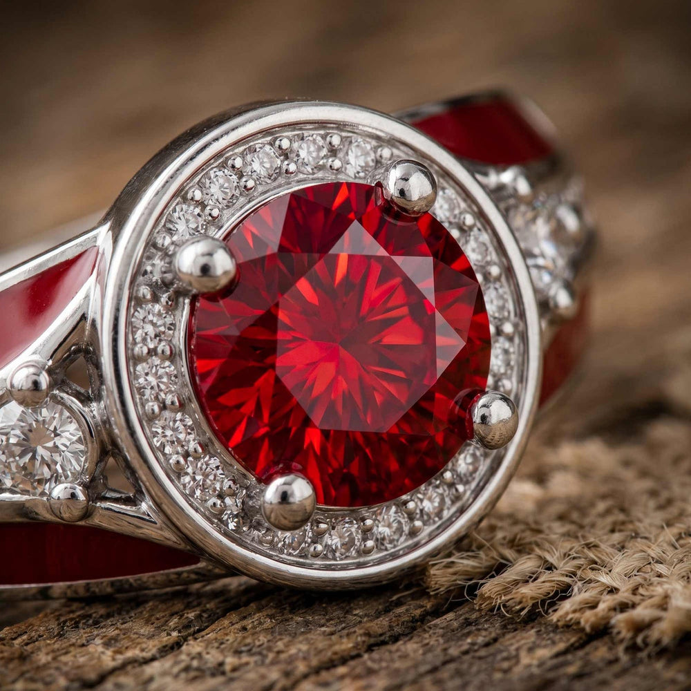 Brave Belt Ring - Ruby - Serene Western