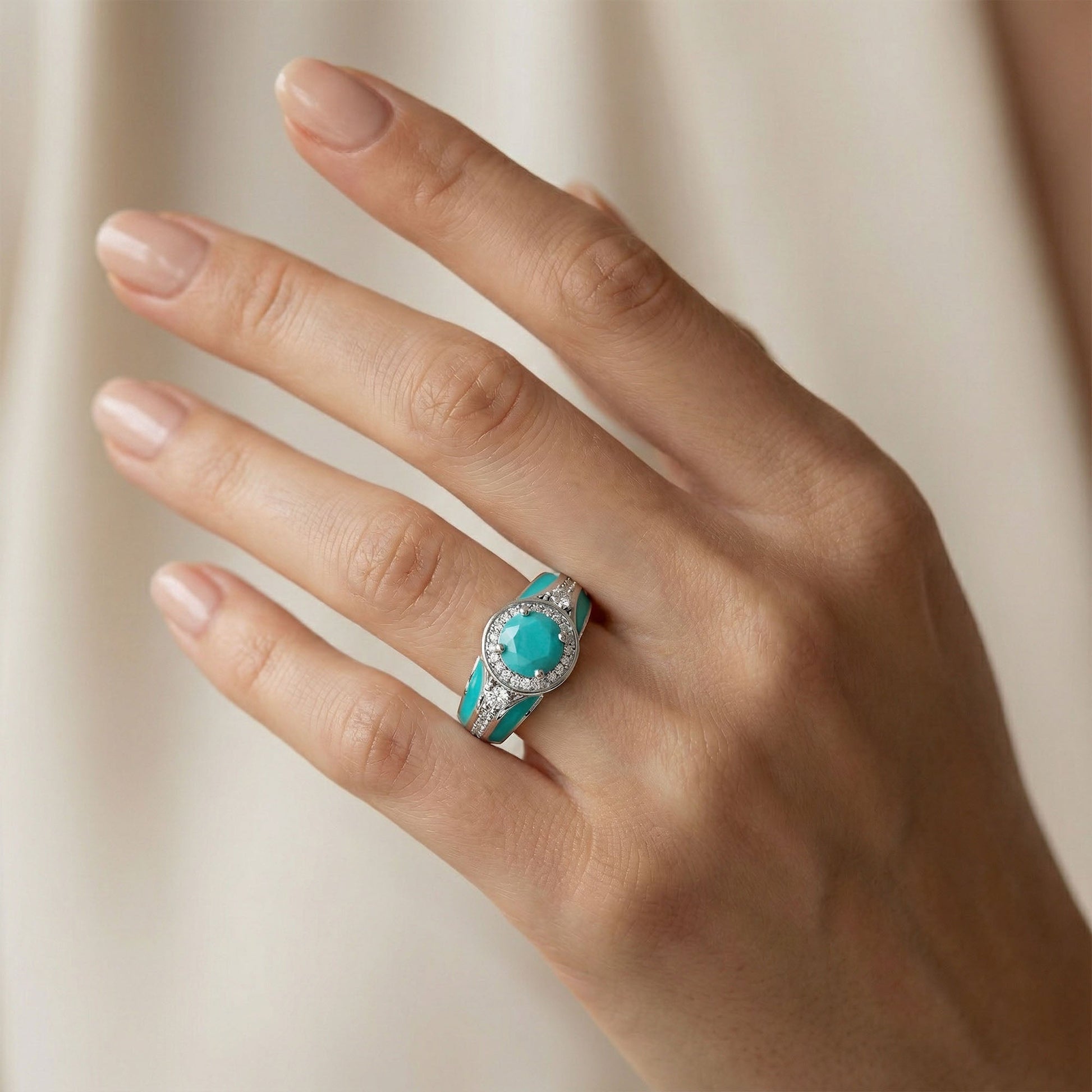 Brave Belt Ring - Turquoise - Serene Western