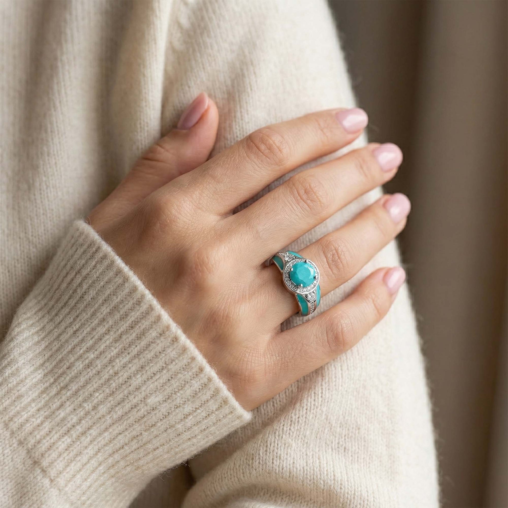 Brave Belt Ring - Turquoise - Serene Western