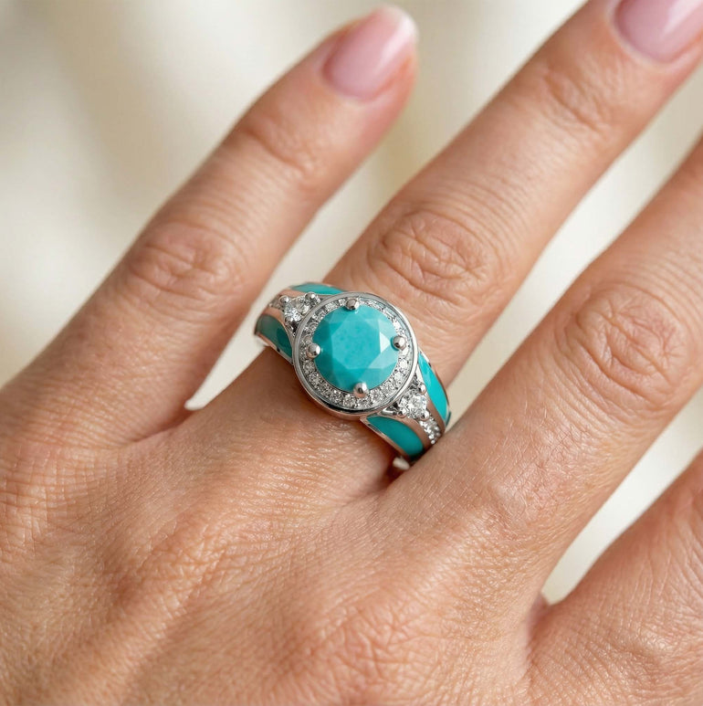 Brave Belt Ring - Turquoise - Serene Western