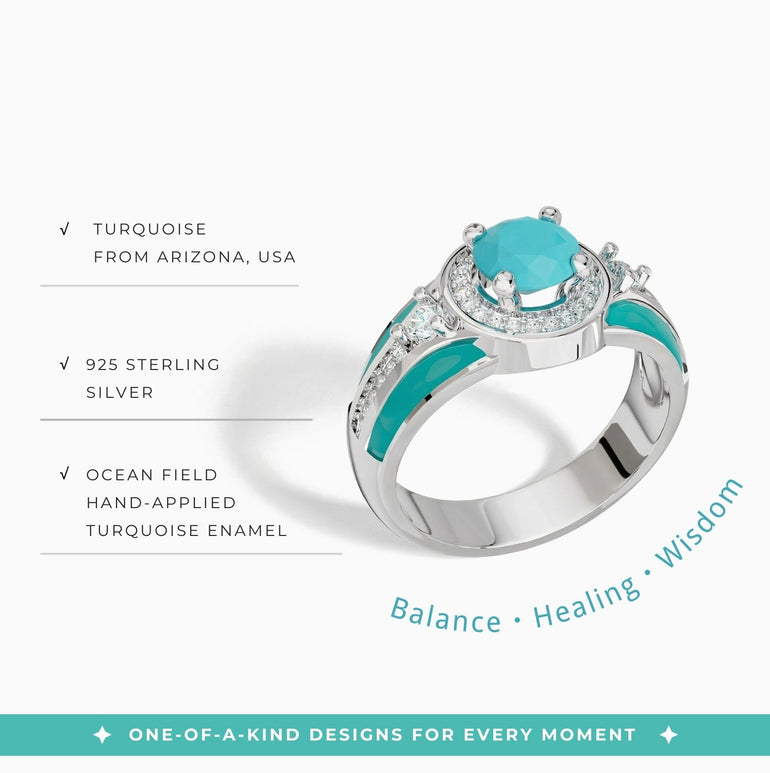 Brave Belt Ring - Turquoise - Serene Western