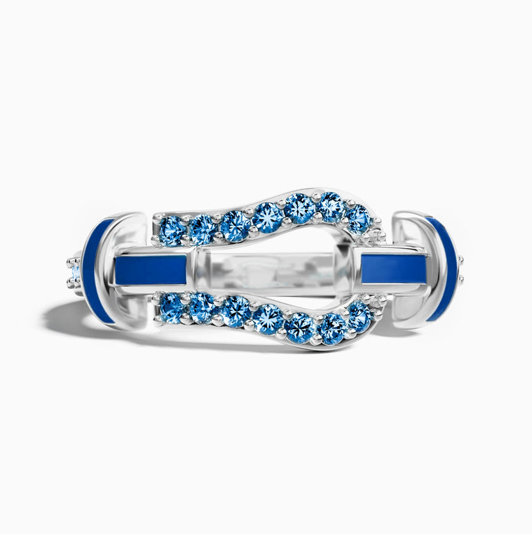 Bridle Gleam Ring - Sapphire - Serene Western