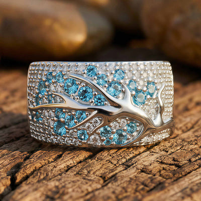 Knuten kraft-ring - Vit