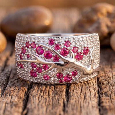 Knuten kraft-ring - Vit