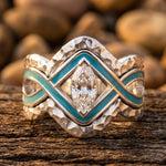 Canyon Current Ring - Moissanite - Serene Western thumbnail