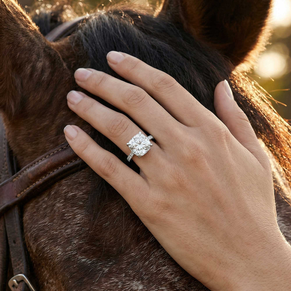 Celestial Vow Ring - Moissanite - Serene Western