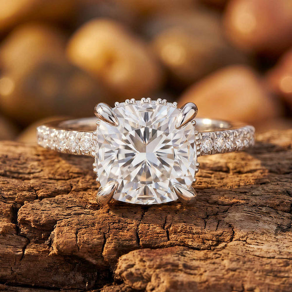 Celestial Vow Ring - Moissanite