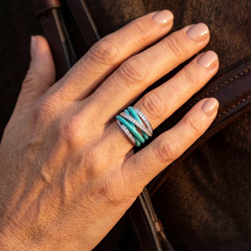 alt
Himmelsk flettet ring - rolig western
