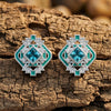 Sierra Geometrisk Ring - Turkos