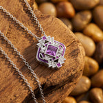 Chief's Crown Necklace - Amethyst - Serene Western thumbnail