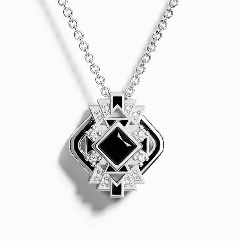 Chief's Crown Necklace - Black Onyx - Serene Western