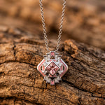 Chief's Crown Necklace - Rose Quartz - Serene Western thumbnail