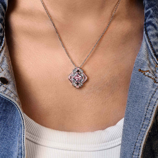 Chief's Crown Necklace - Rose Quartz - Serene Western