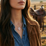 Chief's Crown Necklace - Rose Quartz - Serene Western thumbnail