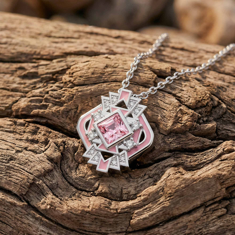 Chief's Crown Necklace - Rose Quartz - Serene Western