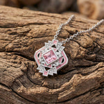 Chief's Crown Necklace - Rose Quartz - Serene Western thumbnail