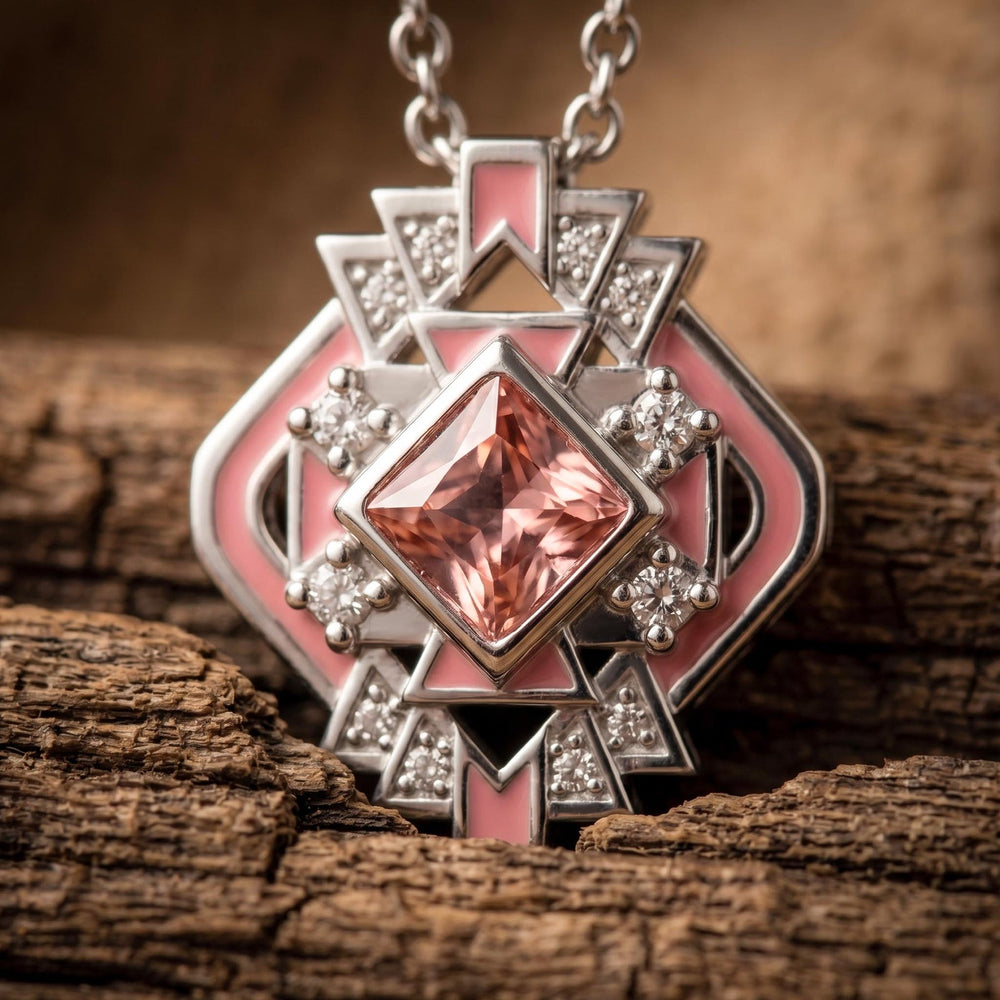 Chief's Crown Necklace - Rose Quartz - Serene Western