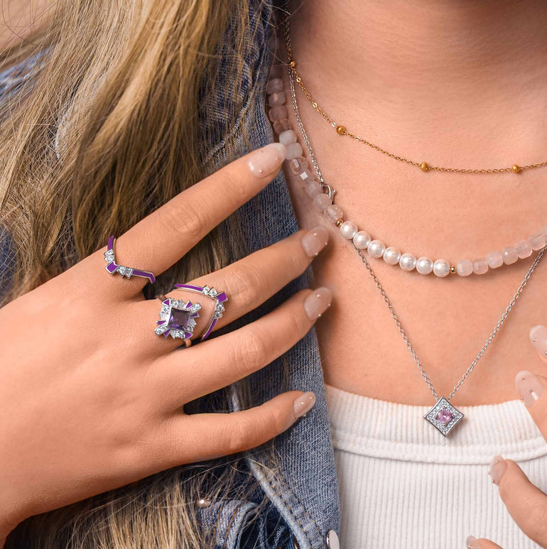 Chief's Crown Ring - Amethyst - Serene Western