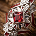 Chief's Crown Ring - Ruby - Serene Western thumbnail