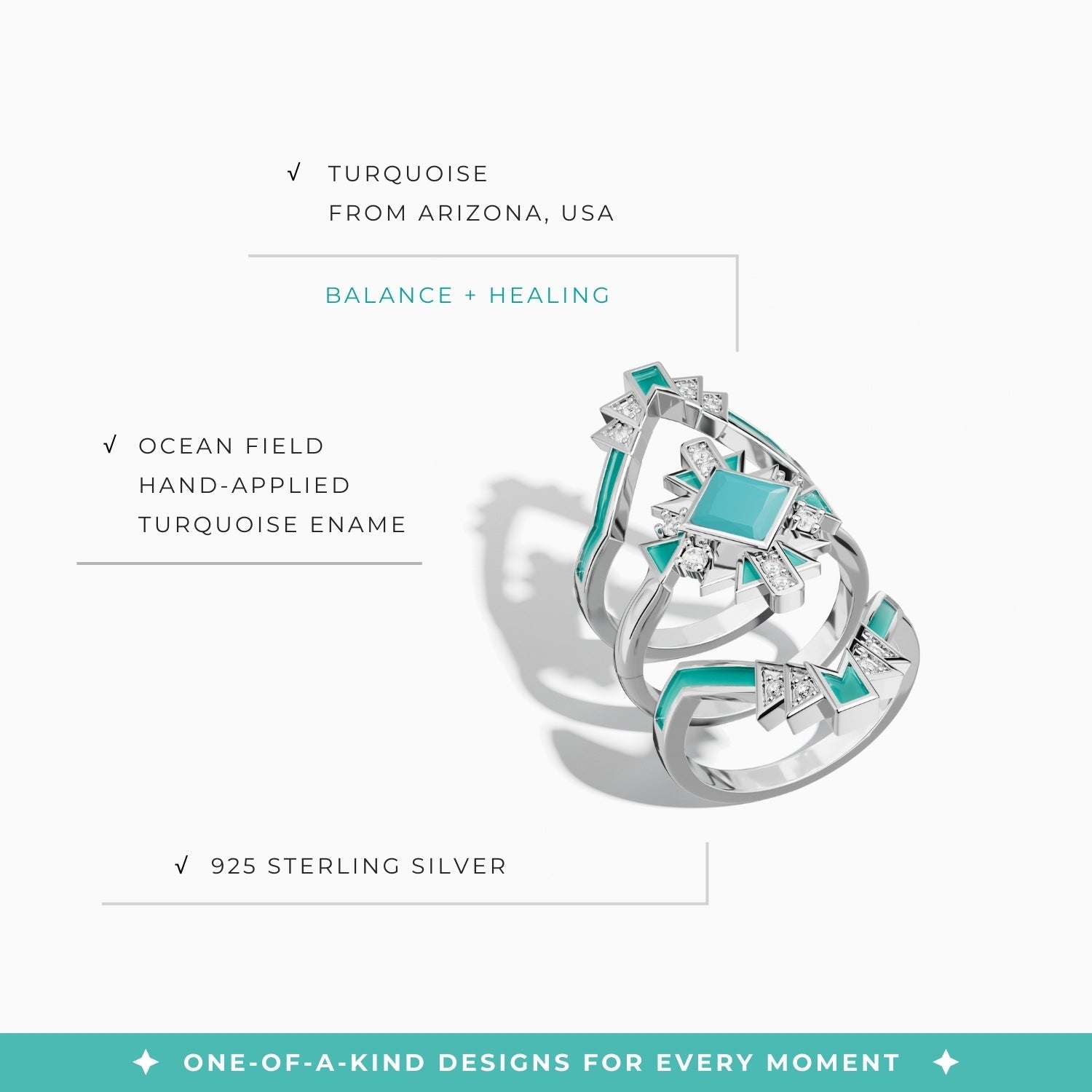 Chief's Crown Ring - Turquoise - Serene Western