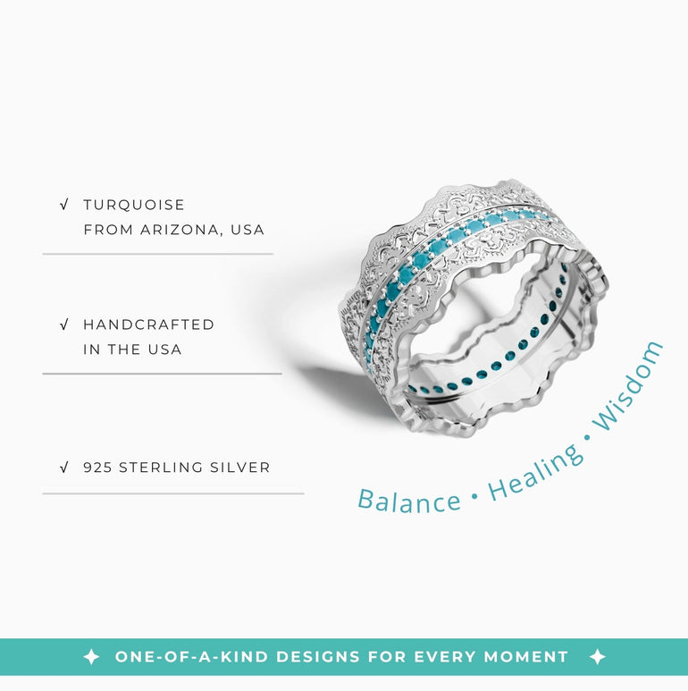 Cielo Filigree Ring - Serene Western