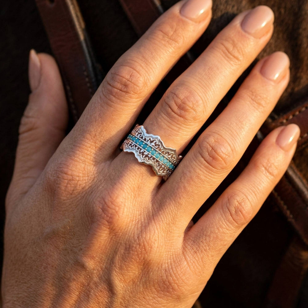 Cielo Filigree Ring - Serene Western