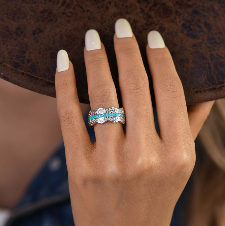 Cielo Filigree Ring - Serene Western