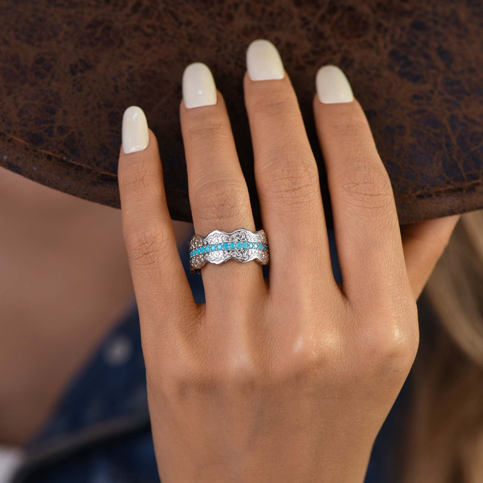Cielo Filigree Ring - Serene Western