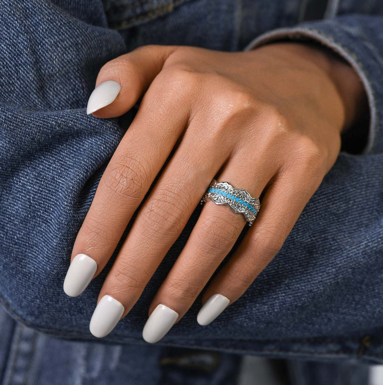 Cielo Filigree Ring - Serene Western
